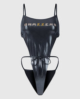 Metallic One-Piece Swimsuit